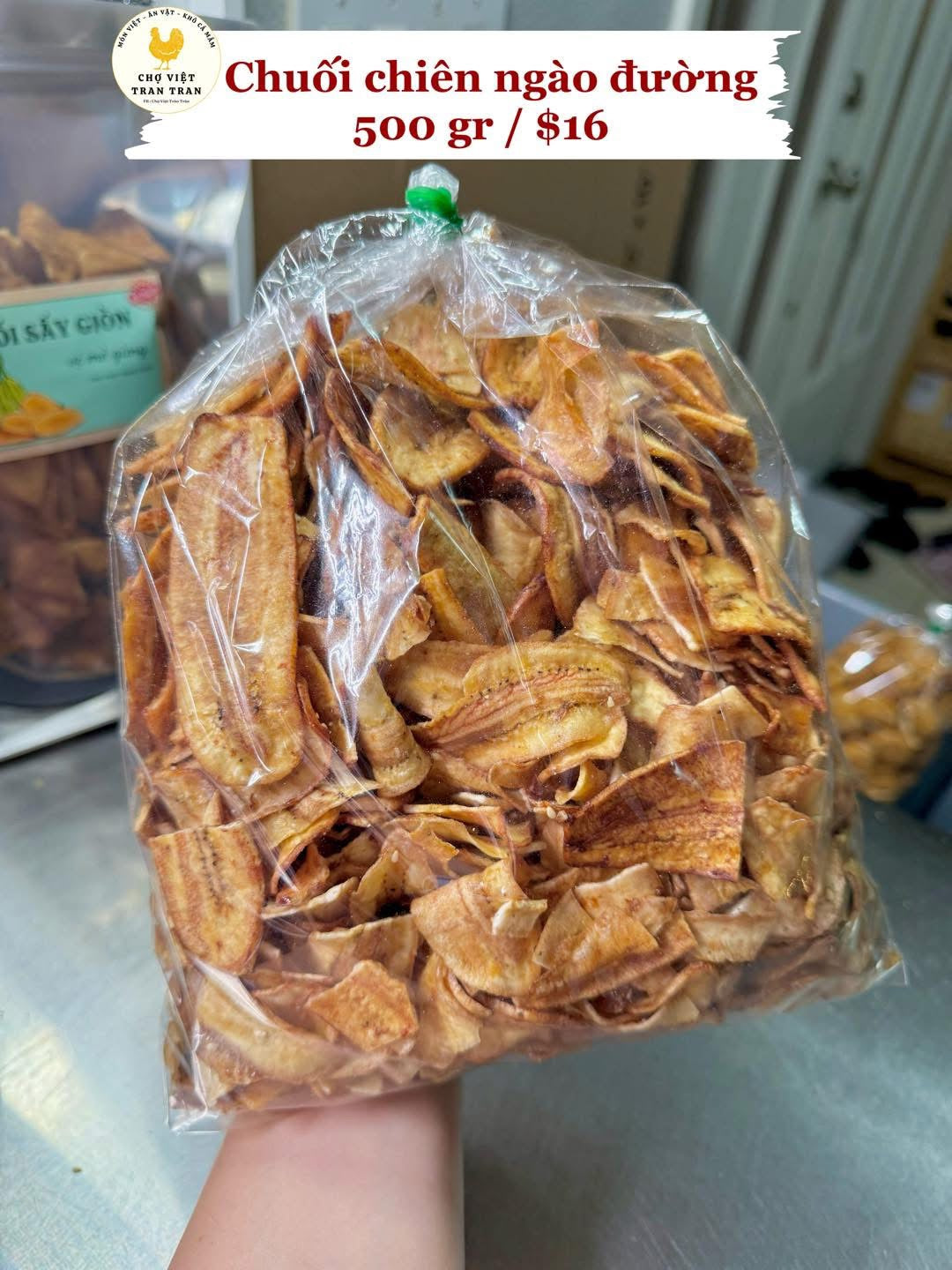Chuối chiên ngào đường