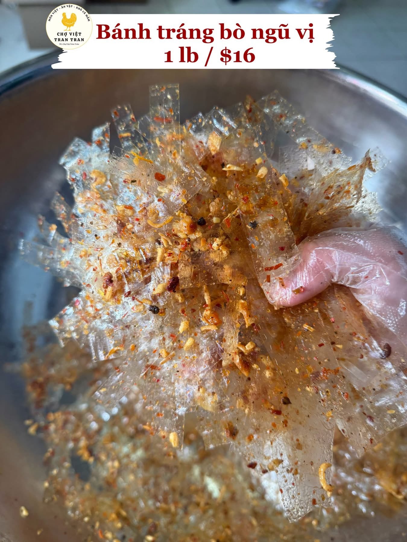 Bánh tráng bò ngũ vị