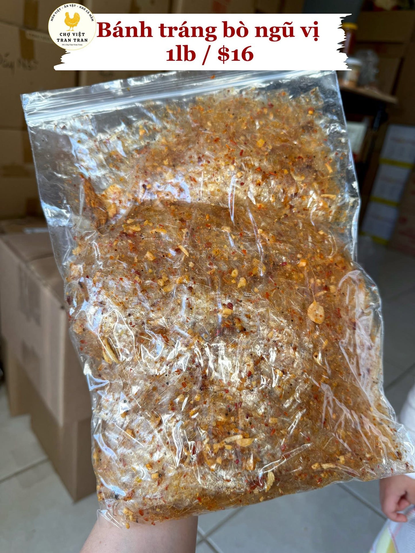 Bánh tráng bò ngũ vị