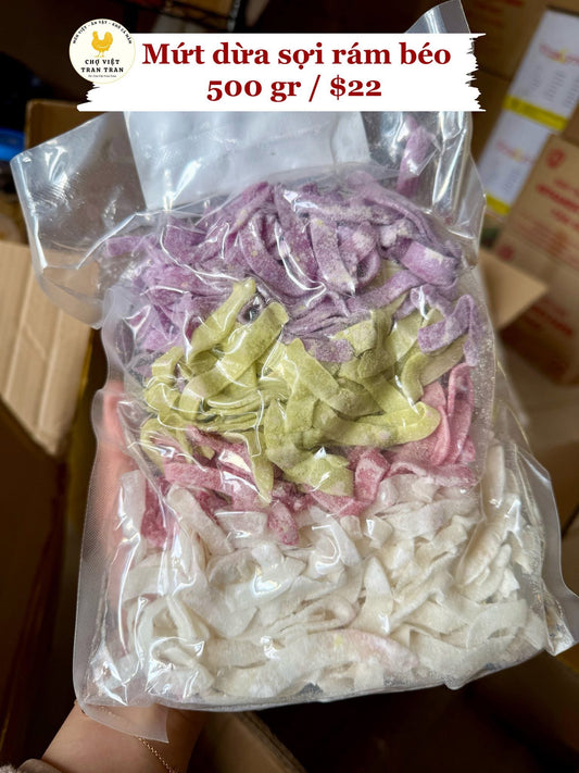 Mứt dừa rám béo
