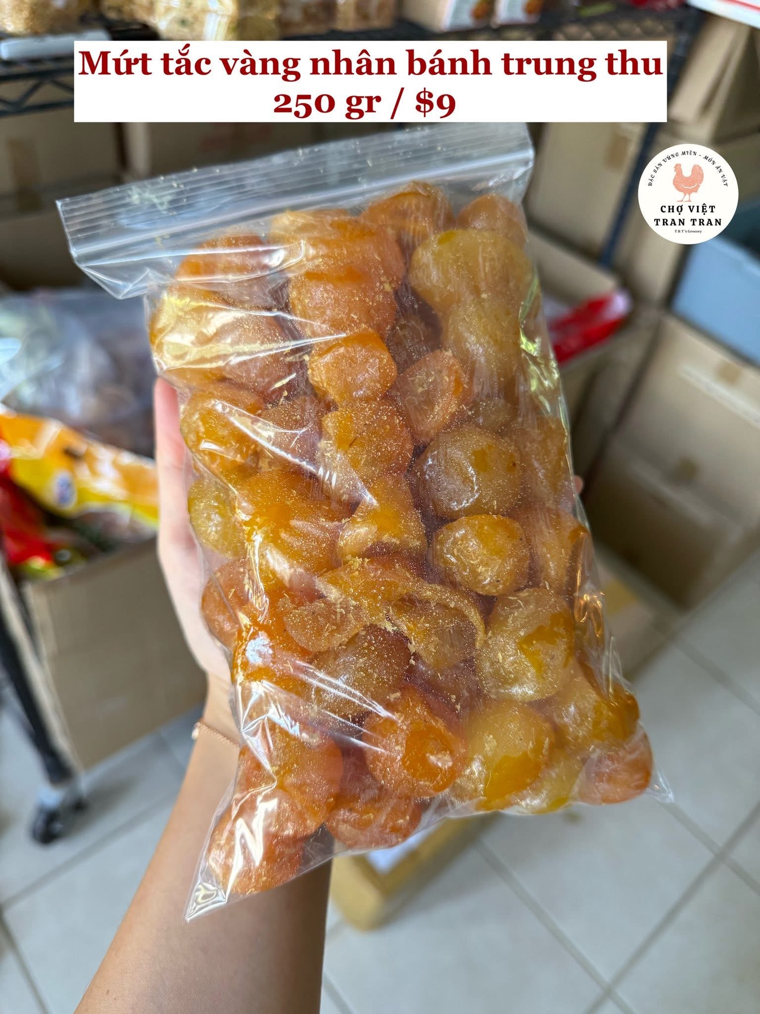 Mứt tắc nhân bánh trung thu