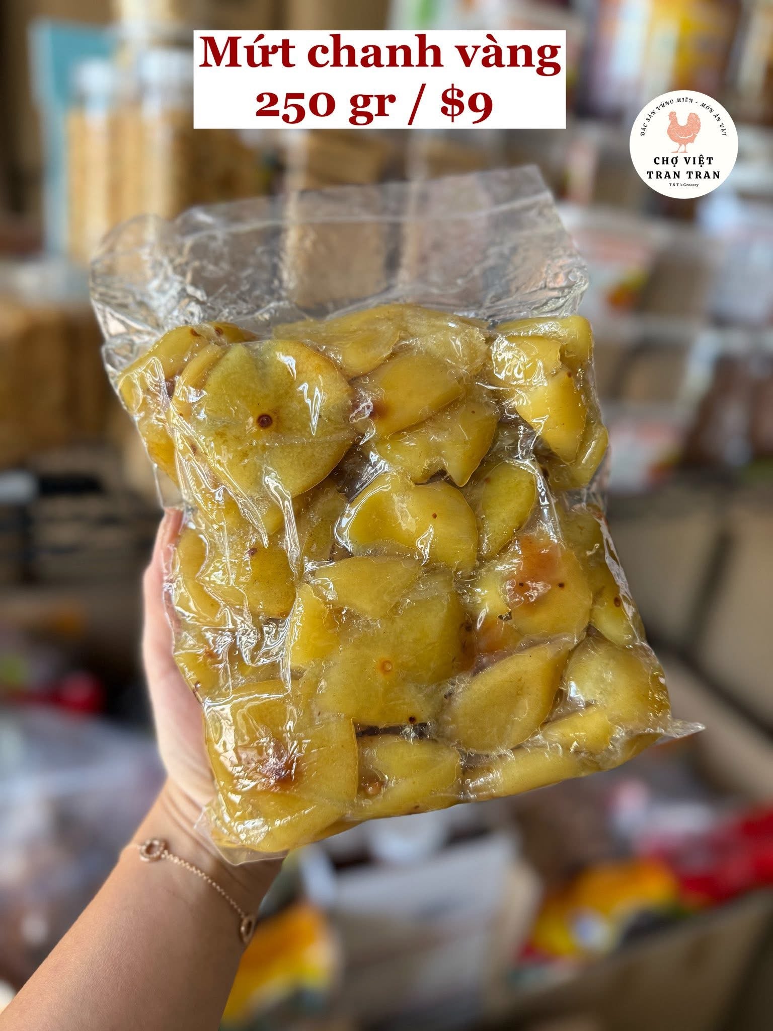 Mứt chanh vàng nhân bánh trung thh