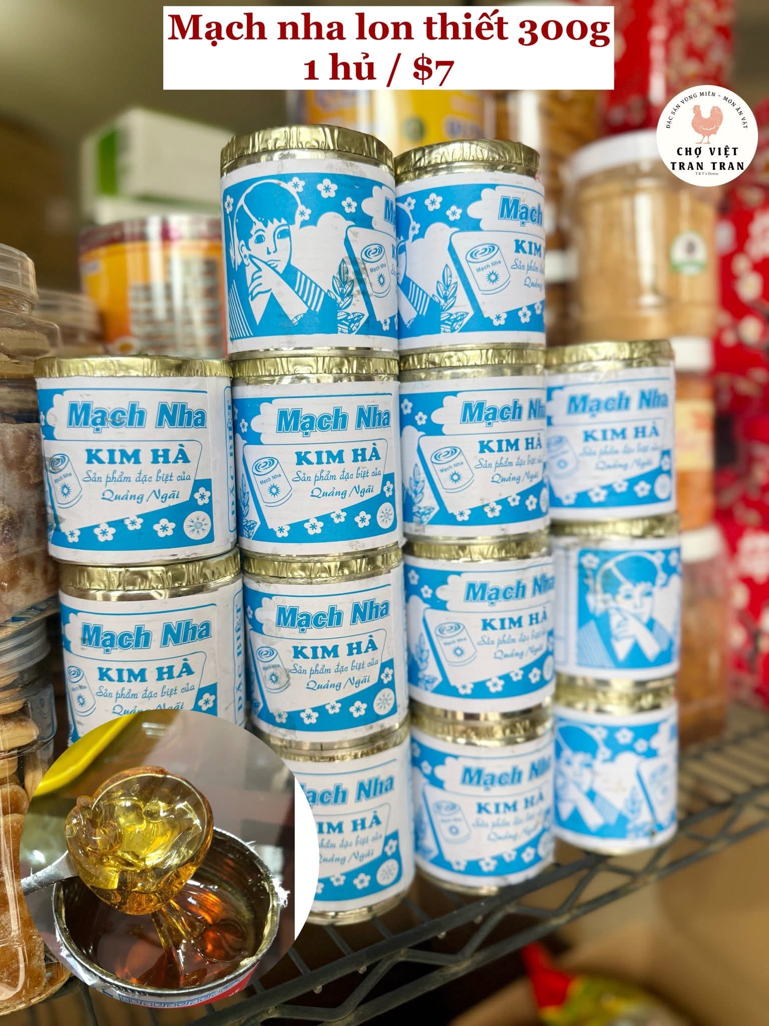 Mạch nha lon thiếc