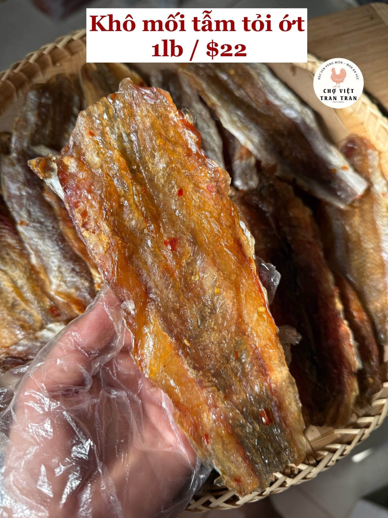 Khô mối tẫm tỏi ớt
