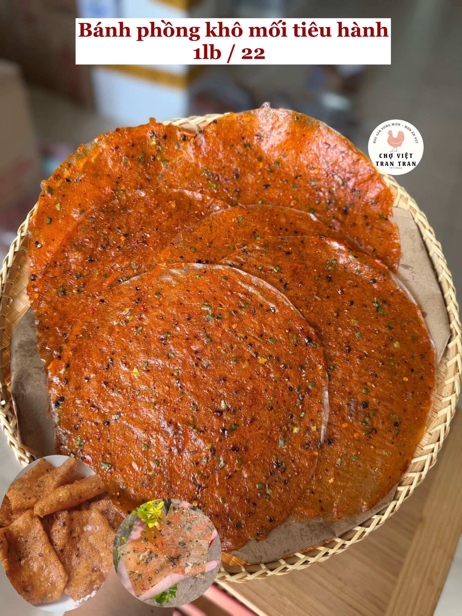 Bánh phồng khô mối