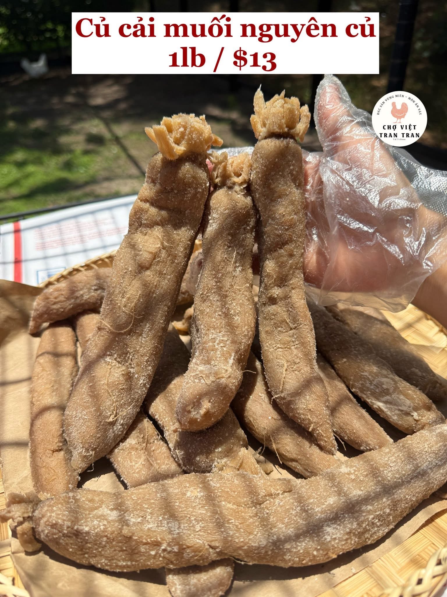 Củ cải muối nguyên củ
