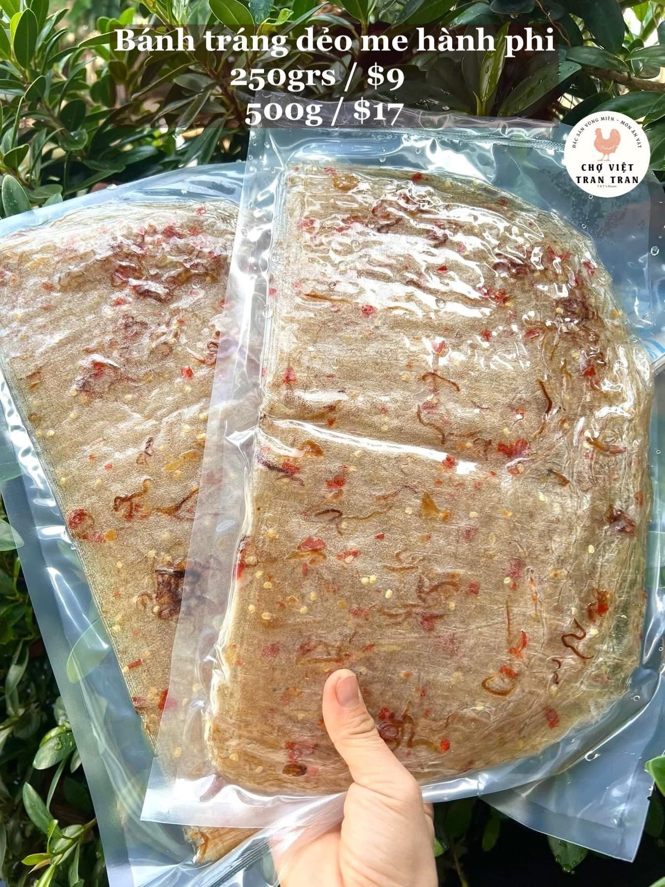 Bánh tráng dẻo me