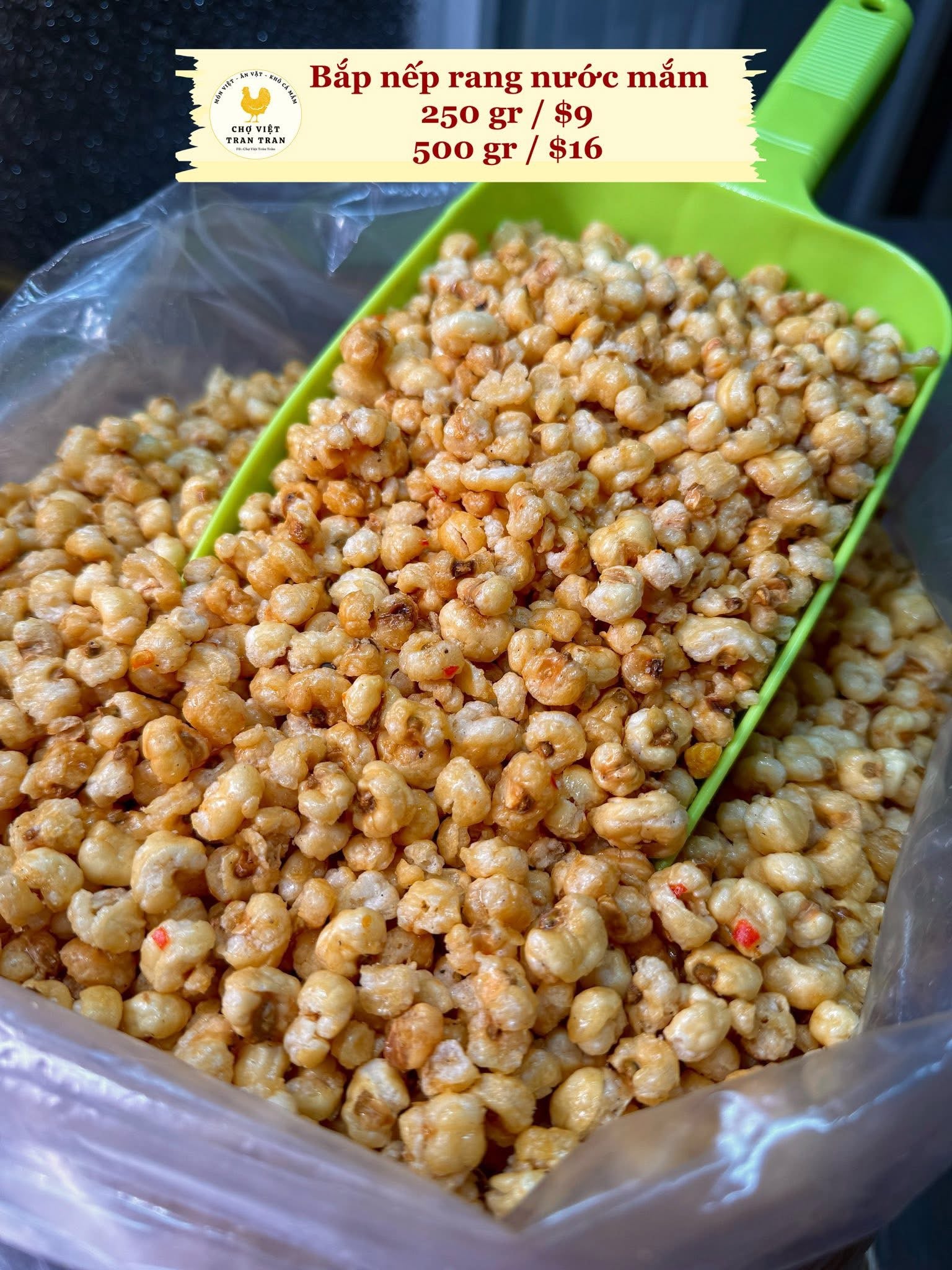 Bắp nếp rang nước mắm