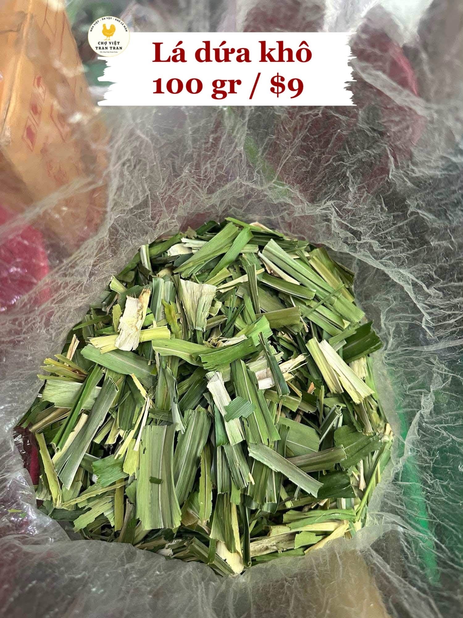 Lá dứa khô