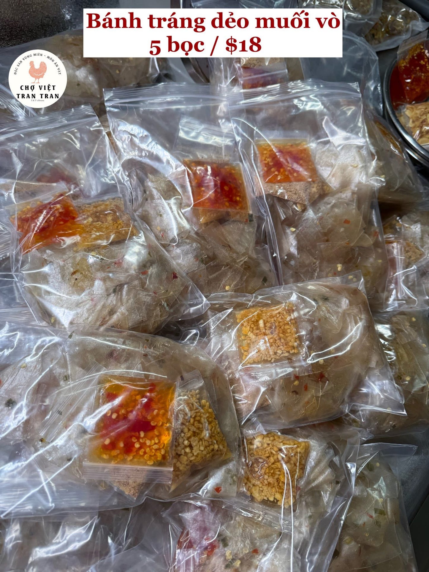 Bánh tráng muối vò