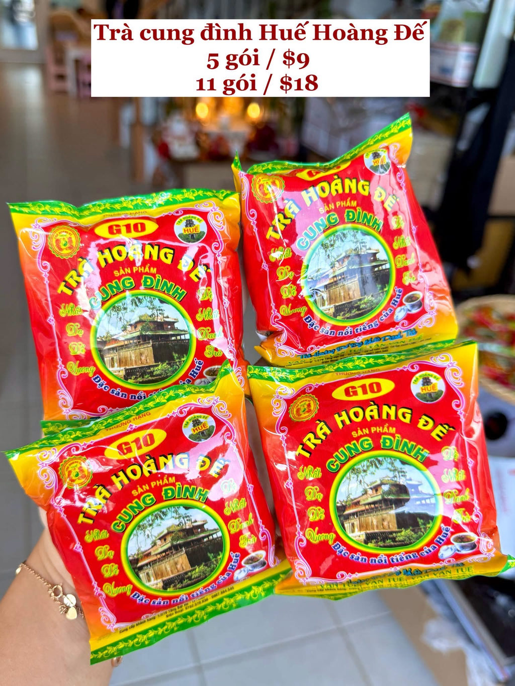 Trà Hoàng Đế cung đình Huế